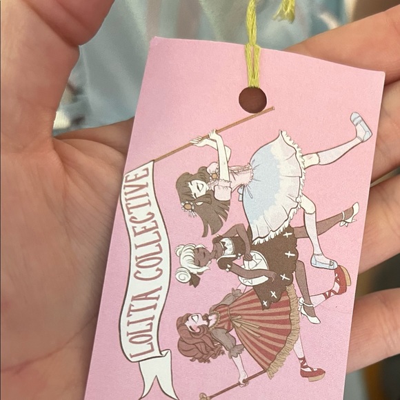 Lolita collective, Tea Party Rabbit Jumper skirt,  small - Picture 4 of 10